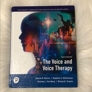 Pearson The Voice and Voice Therapy Book - Blue and Orange 10th ed